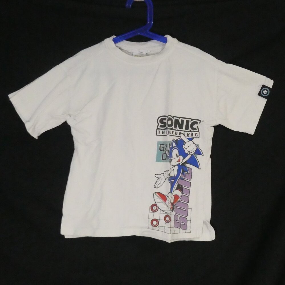 ZARA - Sonic The Hedgehog | size 8-9 | Sonic The Hedgehog White Tee / T-Shirt